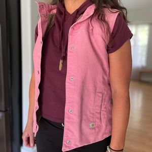 Carhartt fleece lined vest, size xs.